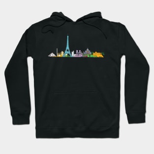 Paris skyline Hoodie